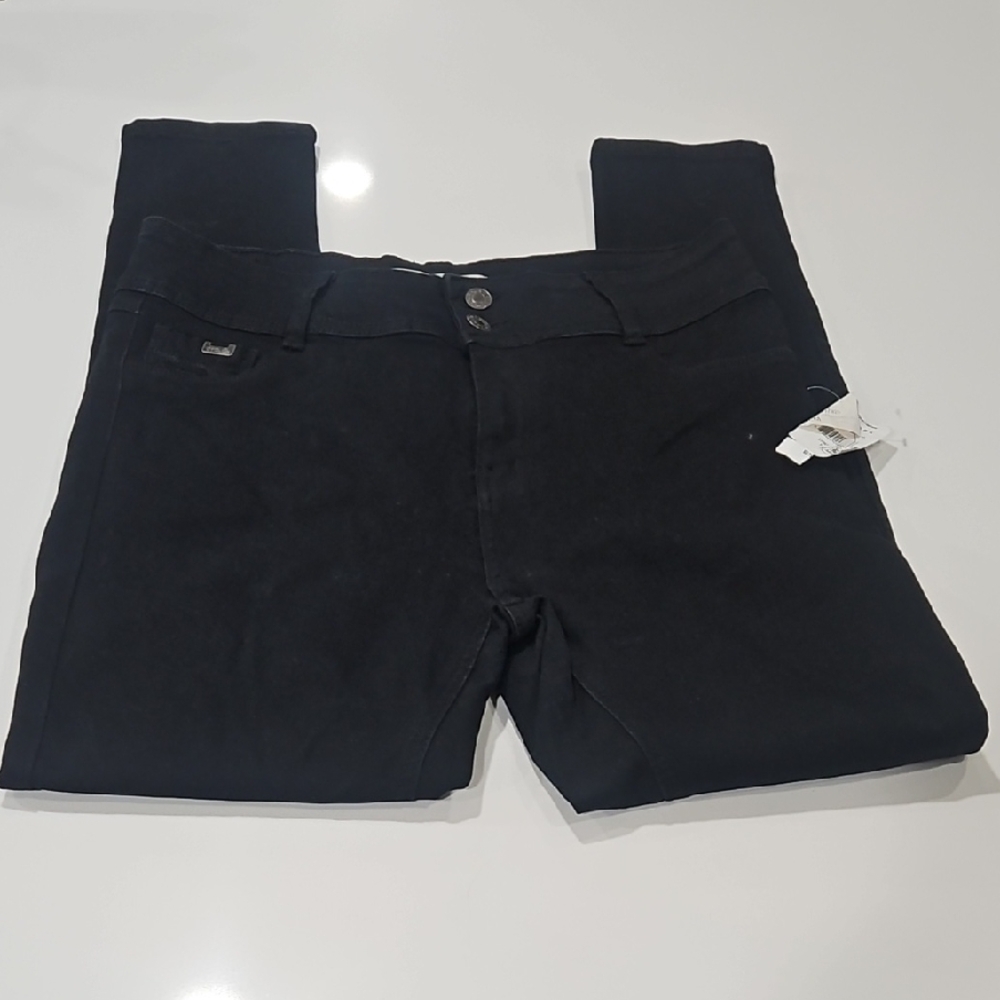 Cyclon Midnight Black Jeans High Raise Sz 17. Nwt
